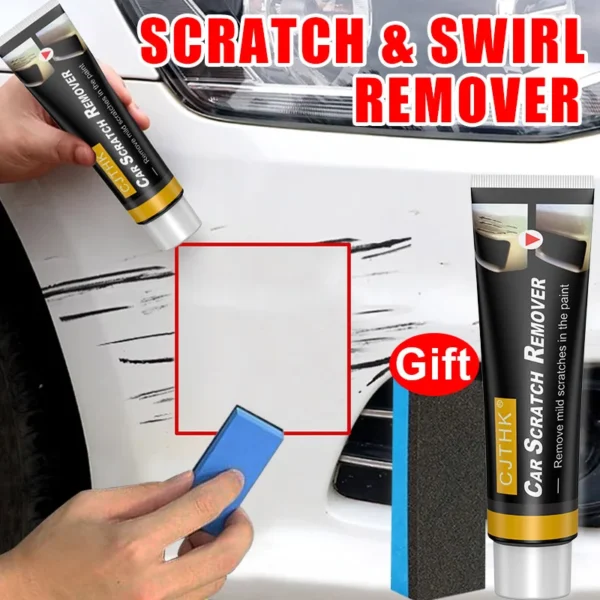 Auto Kratzer Entferner Auto Polieren Paste Mit Schwamm Auto Körper Malen Pflege Entfernen Kratzer Reparatur Gebrochene Farbe Glatte Auto Körper