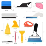 Fenstertönungsset für Autos, Fahrzeug, Glas, Schutzfolie, Verpackungsset, Vinylfolie, Werkzeuge, Fenstertönung, Werkzeuge, Autofolien-Set, Rakel 2