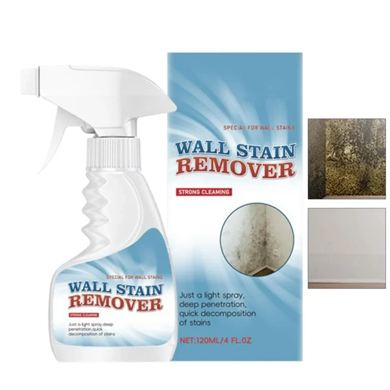 Schimmelentferner-Spray, 120 ml, leistungsstarker Schimmelreiniger, Fleckenentferner für Badezimmer, Fliesen, Mörtel, Dusche, Ecke, Küche, Waschbecken, Dichtstoff, Wand
