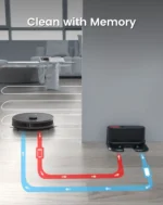 Lefant M1 Roboterstaubsauger mit 4000 Pa Saugleistung, Lidar-Navigation, WLAN/App/Alexa, ideal für Tierhaare, Teppiche 4