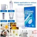 Reinigungstabletten für Wasserflaschen, Waagenreinigung, Brausetabletten, Dekontamination, Entkalkung, Wasserkocher, Reinigung, Küchenreiniger 4