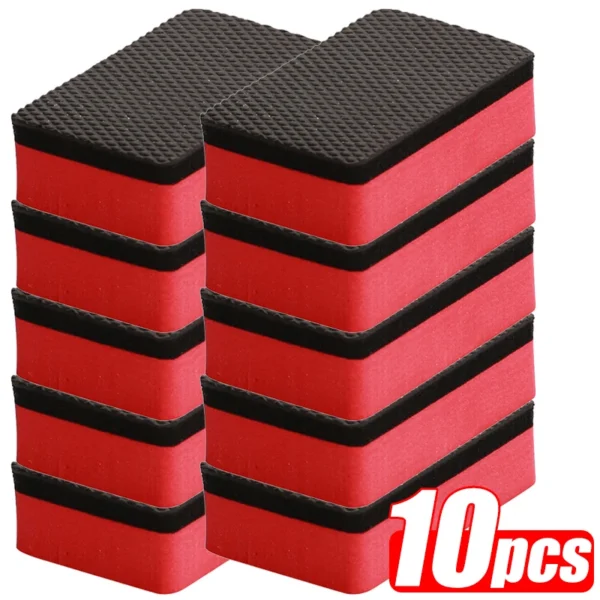 1-10 Stück Auto Magic Clay Bar Pad Dekontamination Schwamm Block Reiniger Reinigung Radiergummi Wachs Politur Pad Nano Scrub ing Schwamm