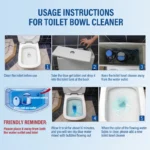 Toilettenschüssel-Reinigungstabletten, langlebig, blau, automatische Toilettentank-Reiniger, langlebig, desodorierend, für Zuhause, Badezimmer, Toilette 6