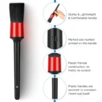 5Pcs Auto Reinigung Pinsel Kit Auto Detail Pinsel Staub Pinsel Für Auto Innen Detaillierung Pinsel Set Rad Felgen Sauber pinsel Werkzeuge 5