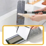 4-in-1-Fensterputzmopp, Fensterreiniger, Glaswischer, verlängert, drehbar, mit Silikonschaber, Fensterputzwerkzeuge für den Haushalt 4
