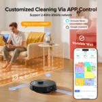 Lubluelu S1000 Roboter-Staubsauger mit Wischfunktion und Selbstreinigungsstation 10000Pa 75 ℃   Heißwasser-Wasch- und Trocknungsgerät für Teppiche zur Verbesserten Reinigung im Haushalt 6