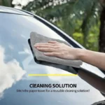 Verdickte Mikrofaser-Reinigungstücher, fusselfreie Mikrofaser-Reinigungstücher, wiederverwendbare Reinigungstücher, saugfähig für Autofenster 4