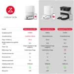 roborock Qrevo S5V (Upgrade vom S7 Max Ultra) Saugroboter, 12.000 Pa Saugleistung, Doppelte Anti-Verhedderungsbürste, Doppelt anhebbare Rotationsmopps, Selbstentleerung und -befüllung, Heißlufttrocknung 2