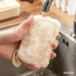 1/3/5/10 Stück Natürlicher Luffa-Schwamm Pflanzenfaser-Spülschwamm Ölfleckenentferner Wiederverwendbarer Küchenreiniger mit Seil 2