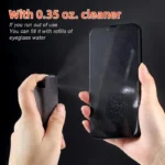 2-in-1-Mikrofaser-Bildschirmreiniger, Sprühflasche, Handy, Tablet, Computer, Mikrofasertuch, Reinigungstücher für iPhone, Samsung, Mi 2