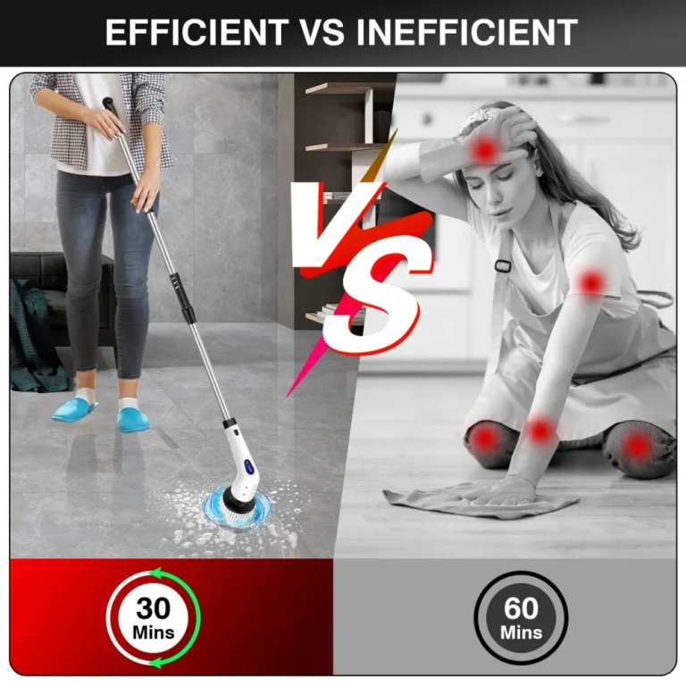 BRIEFNESS Akku-Elektro-Reinigungsbürste, 10-in-1, multifunktionaler Schleuderschrubber, Küche, Badezimmer, Reinigungsbürste, Drehreiniger 2