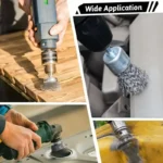 Elektrische Drahtbürste für Bohrmaschinen, robuste Drahtbürsten mit sechseckigem Griff zum Reinigen, Polieren, Rostentfernen, Schrubben, Handwerkzeuge 6