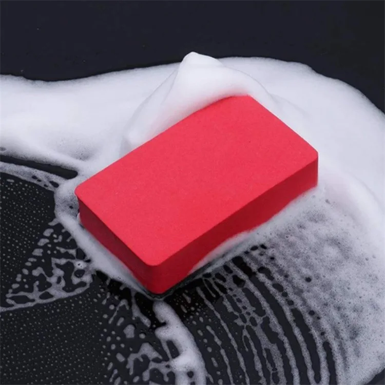 2/5PCS Auto Waschen Schlamm Reiniger Magie Ton Bar Schwamm Block Pad Entfernen Verunreinigungen Vor Polierer Wachs für Auto Zubehör 2