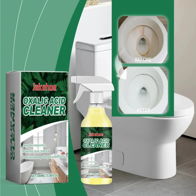 Jakehoe Oxalsäure-Reiniger, Mehrzweck-Reinigungsspray zur Entfernung von Oxalsäure-Toilettenflecken, umweltfreundlicher Rost- und Fleckenentferner 2