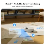 roborock Q10 S5 Saugroboter mit Wischfunktion, 10.000 Pa HyperForce Saugkraft, Dual Anti-Tangle System, Auto Lifting Mopping 6