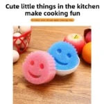 Smiley Magic Reinigungstuch, Wabenschwamm, Küchen-Spülschwamm für Haushaltsreinigung 3