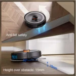 Teendow D10S Roboter-Staubsauger 5000Pa Maximale Saugkraft Bodenreiniger Automatische Reinigung Selbstaufladend LDS-Kartierung 5