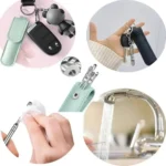 6 Stück Geschenke 360 °   Edelstahl-Ohrlöffel mit Spiraldesign, Ohrenschmalz-Entferner, Feder-Ohrenschaber, Tragbarer Ohrlöffel 4