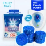 3/6/12er-Pack, Toilettenschüssel-Reinigungstabletten, automatische Toilettentank-Reiniger, zum Desodorieren und Entkalken, langlebiges Blau
