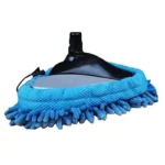 Blue Mop Ersatzpads Steam Mop Triangle Pads Blue Chenille kompatibel für H2O X5 H20 Ersatz waschbares Tuch 6
