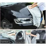 Mikrofaser-Handtuch, Autowaschzubehör, super saugfähiges Auto-Reinigungstuch, Premium-Mikrofaser-Autohandtuch, einmaliges Trocknen 5