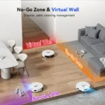 Redkey R11 Roboter-Staubsauger, 3-in-1-Staubsauger, LiDAR-Navigation, 10.000 Pa, leistungsstarke Saugkraft mit Alexa/Google Home App-Steuerung 6