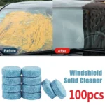 Auto-Scheibenwaschflüssigkeit, konzentrierte Tabletten, solide Brause-Wischer-Tablette für die Reinigung von Fensterglas in der Auto, Zimmer, Küche 3