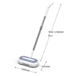 Kabelloser Elektrischer Bodenwischer 2000mAh Akku Sprühwischer Rotierender Elektrischer Bodenwischer Wassermop-Reiniger Mit LED-Beleuchtung 6