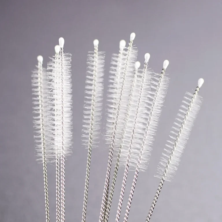 30Pcs Edelstahl Reinigung Pinsel für Trinkhalme Silikon Metall Glas Strohhalme Weiche Haar Reiniger Pinsel Haushalt Werkzeuge