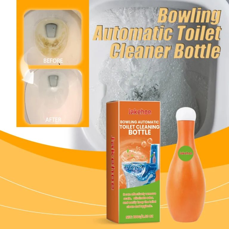 Jakehoe Toilettenschüsselreiniger mit Bowlingform, langsam entfernende Toilettenreinigung, Desodorierung, Entkalkung, Entfernung von Urinflecken, 100 g