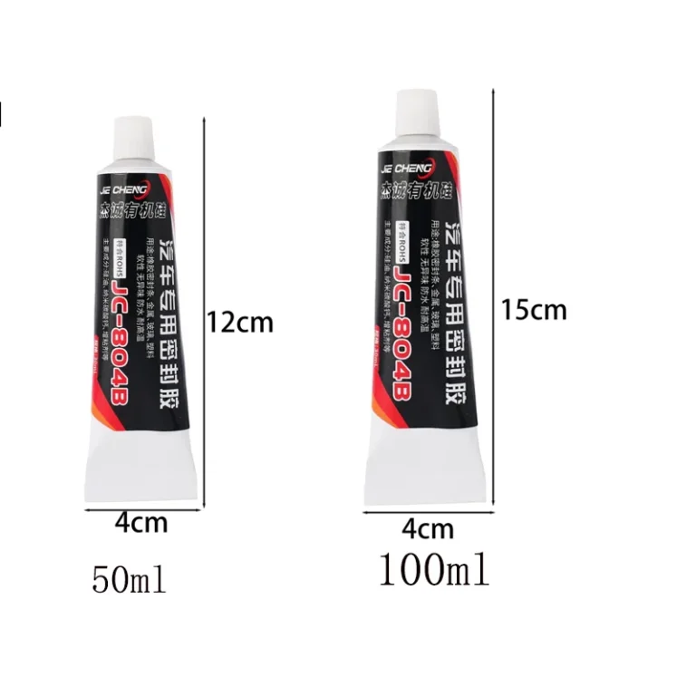 50ML 100ML Schwarzer Autodichtungskleber Windschutzscheiben-Dichtmittel Effizienter Fensterdichtungskleber Universeller Wasserdichter Kleber Reparatur-Dichtmittel 2