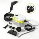 Podofo Handgehaltener Multifunktions-Dampfreiniger 2000W 3,0 Bar Hochtemperatur-Sterilisations- und Desinfektions-Dampfreiniger mit 1200ml Tank für Sofas, Küchen, Fenster, Badezimmer und Autos 8