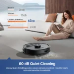Lubluelu Selbstentleerender 3-in-1 Roboter-Staubsauger mit Wischfunktion - 6000Pa Saugkraft, LiDAR-Navigation, Großer Staubbehälter, Automatische Aufladung, Freihändig, 150min Laufzeit 4