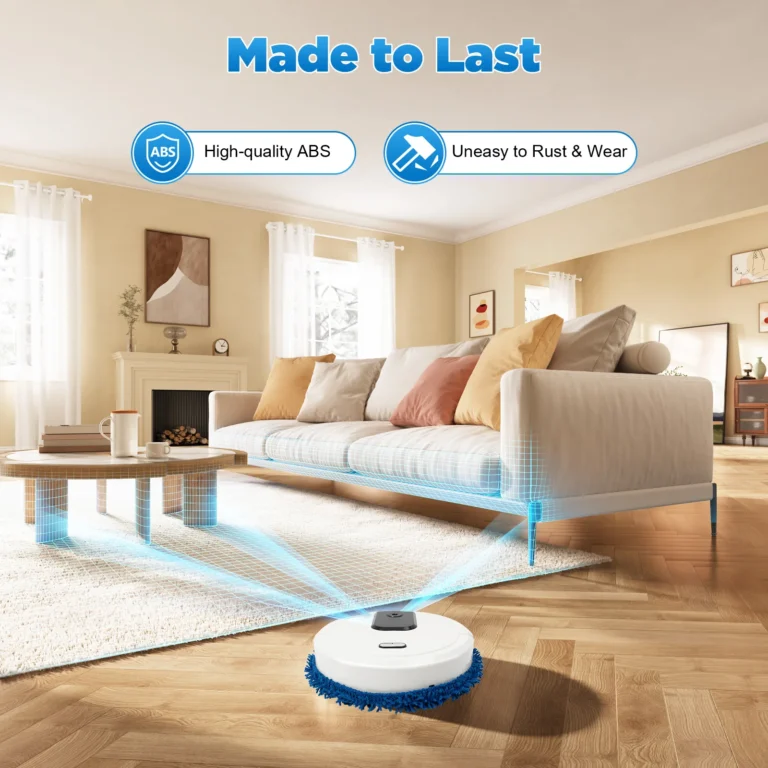 Automatischer Staubsaugerroboter mit Wischfunktion, Nass- und Trockenreinigung für Schlafzimmer und Wohnzimmer