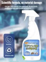 Leistungsstarkes Industrielles Rostentferner-Spray Schnelle Reinigung von Türen und Fenstern Stahl Rostschutz-Reiniger für Auto & Haushalt Hochleistungs-Rostentferner 2