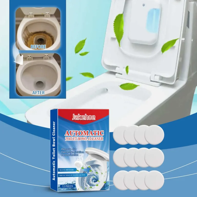12 Stück Sauerstoffbleiche, Toilettentabletten, Brausekraft für Flecken, Kalk, frischer Duft, Deodorant, nicht chlorene Formel, Tropfenflus