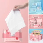 10 Teile/paket Neue Spunlace Vlies Stoff Baby-feuchttücher Tragbare Ausziehbare Baby Pflege Werkzeuge EDI Reines Wasser Einweg Wasser Tissue 3