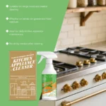 300ml Küchenentfetter-Spray Mehrzweck-Gerätereiniger Hochleistungs-Ölentferner Dunstabzugshaube Ofen Herd Fettlöser 6