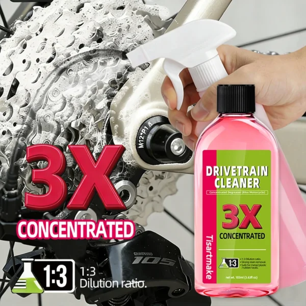 100ml Fahrrad-Antriebsreiniger Fahrradketten-Reinigungsmittel Pflegespray Entfetter Fahrradkettenreiniger Fahrrad-Entfetter