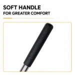 2-in-1 Glas-Teleskopwischer, Handgehaltene Glasreinigungsbürste mit Langem Griff, Beschlagentferner, Kratzfreier Auto-Fensterabzieher 4