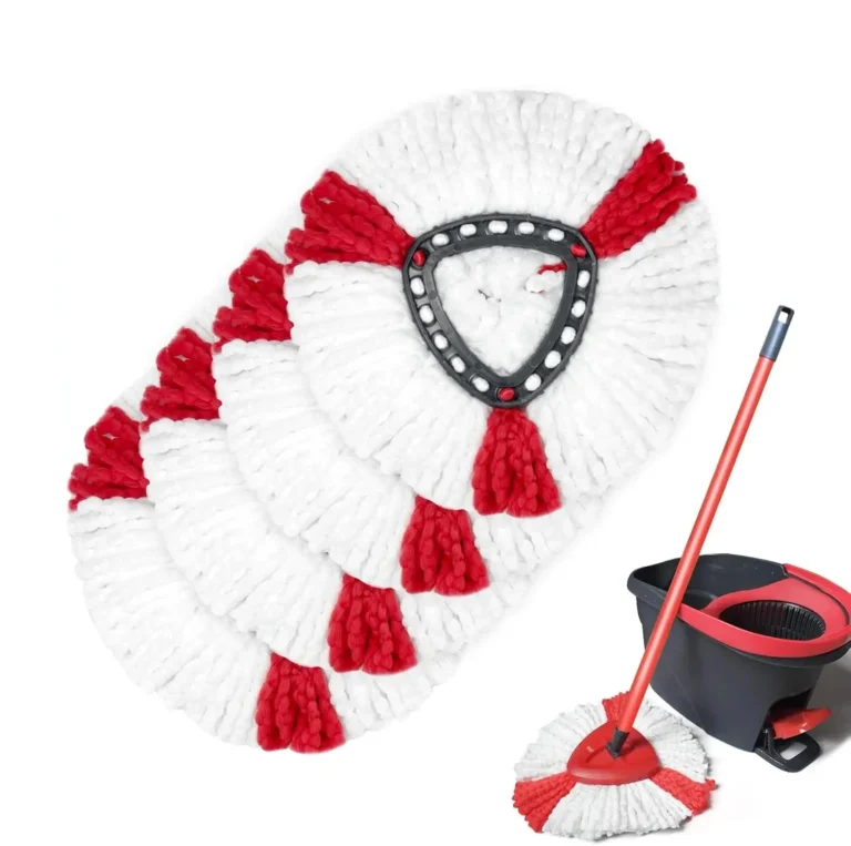 Mikrofaser-Mopp für Vileda Turbo 2-in-1, Moppkopf für Vileda Turbo Spin Mops, einfaches Auswringen, 2-in-1, Spin Mop für alle Bodentypen