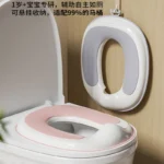 Universeller Toilettensitz für Kinder, spritzwassergeschützt, für Kleinkinder, sicheres WC, tragbar, für Jungen und Mädchen, für Reisen, Zuhause, Badezimmer 2