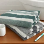 1er-Pack dickes Badetuch, starke Wasseraufnahme und schnell trocknend, fusselfrei, langlebig – sehr gut geeignet für Familien, Strände,
