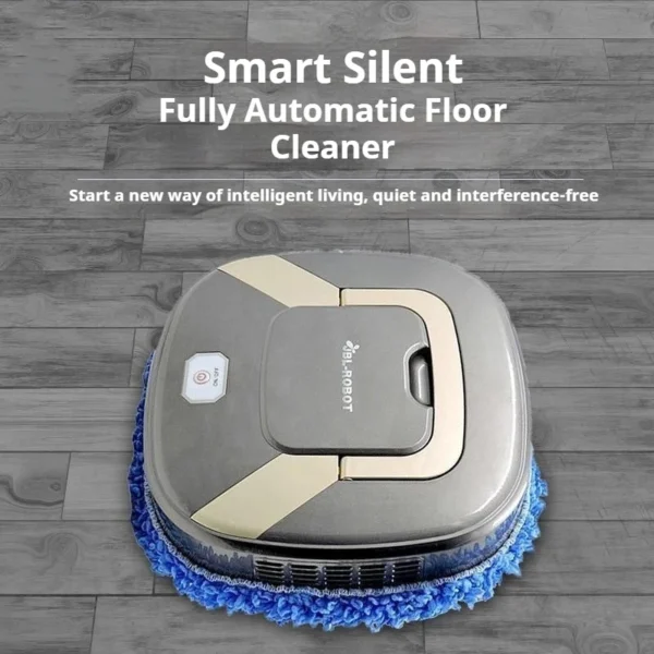 Intelligenter Wischroboter, automatisch drehbarer Nass- und Trockenmopp, versteckter Griff und geräuscharm, Heim-/Haustier-/fauler Reinigungshelfer, elektrischer Mopp