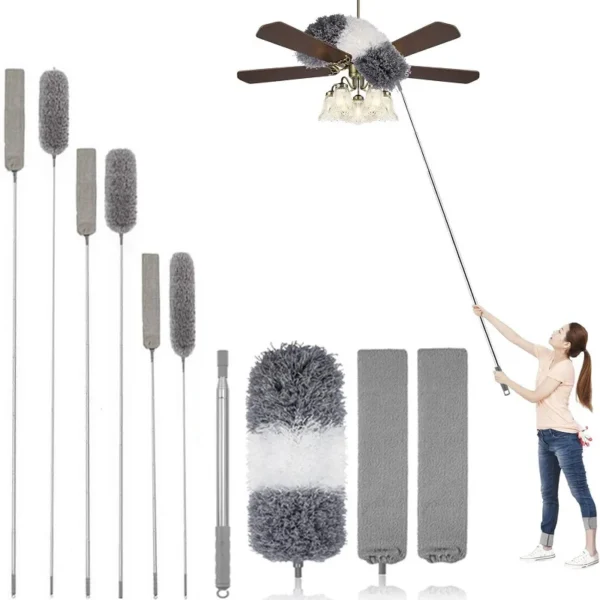 Duster Pinsel Haushalt Teleskop Mikrofaser Lücke Duster Langen Griff Mopp Auto Möbel Reinigung Pinsel Haushalts Reinigung Werkzeug