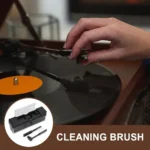 Vinyl-Schallplatten-Reinigungsset, antistatisches Reinigungsspray mit Schallplatten- und Nadelbürste, entfernt Staubflecken für eine bessere LP-Klangqualität 4