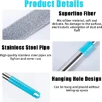 Duster Pinsel Haushalt Langen Griff Reinigung Mopp Mikrofaser Lücke Staub Reiniger Nacht Sofa Pinsel Haushalts Reinigung Werkzeuge 4