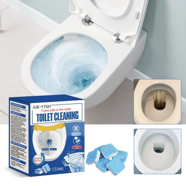 Toiletten-Brausetabletten, Toilettendekontamination, Reinigung von Urinflecken, desodorierende und duftende Toiletten-Brausetabletten