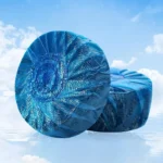 Blaue Toilettenreiniger-Tabletten mit automatischer Spülung, langlebige Blasen-Lufterfrischer-Scheiben für die Wartung von Badezimmer-Toiletten-WC-Hygiene 2