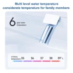 Smartmi Smart beheizter Bidet-Toilettensitz mit Fernbedienung, Warmlufttrockner, Wasser, Wind, Temperatur einstellbar 4